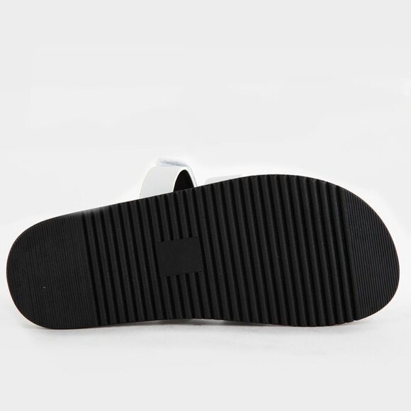 SODA Bianca White Womens Slide Sandals/NIB/7 or 8 - Picture 3 of 16